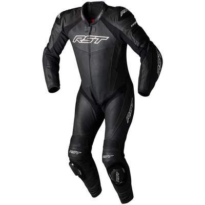 RST Tractech Evo 5 Black/Black Race Track Sport Leather Suit UK 46/ XL - Image 1 of 2