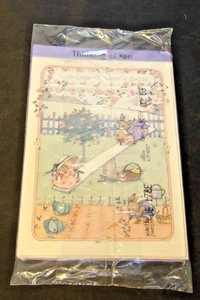 Sealed Pack of 4 Hallmark Greeting Cards-Thinking of You-Cute Rabbits - Picture 1 of 2