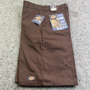 Dickies Boys Work Shorts. Brown. Size 16R. New Inseam 10” - Picture 1 of 7