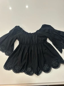 NWT Robert Rodriguez Off-The-Shoulder Top Size 10 - Picture 1 of 5