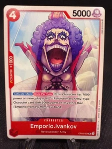 Emporio.Ivankov OP05-004 Awakening of the New Era Regular RED NM English - Picture 1 of 1