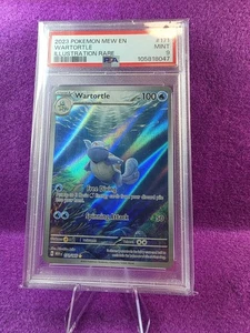 Wartortle 2023 Pokemon NUEVO EN 171/165 Sv:151 Ilustración Raro PSA 9 COMO NUEVO  - Imagen 1 de 2