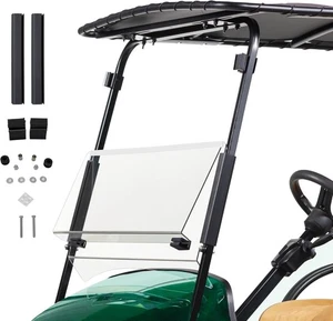 ProFX Golf Cart Windshield for EZGO TXT (1994.5-2013) - Clear - Foto 1 di 4