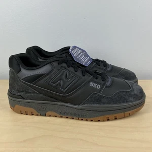 New Balance Damengröße 8,5 D 550 schwarz Gummi Leder niedrige Sportschuhe neu mit Etikett - Bild 1 von 10