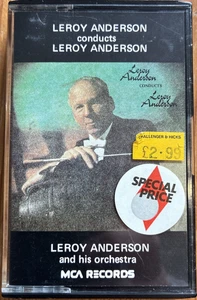 1982 MCA CASSETTE TAPE LEROY ANDERSON CONDUCTS LEROY ANDERSON & HIS ORCHESTRA - Picture 1 of 1