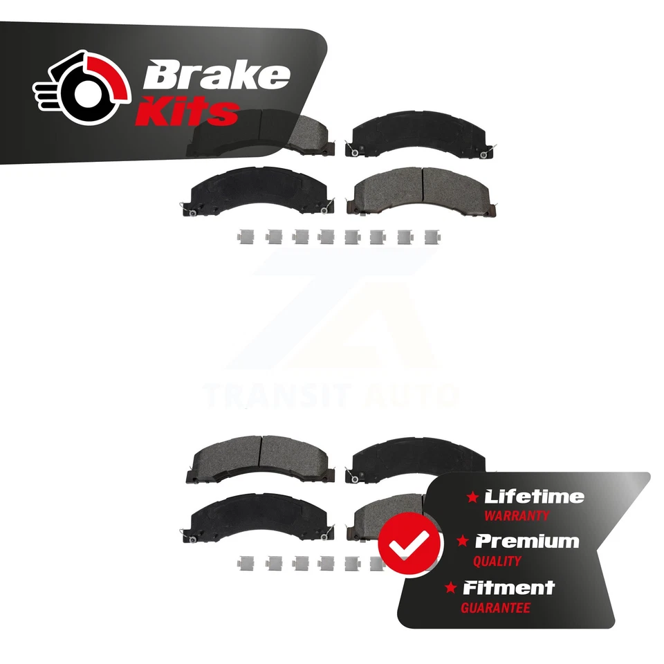 Kit de pastillas de freno semimetálicas delanteras traseras para camioneta Ram Dodge Sterling 4500 5500 45 Foto 1 de 1