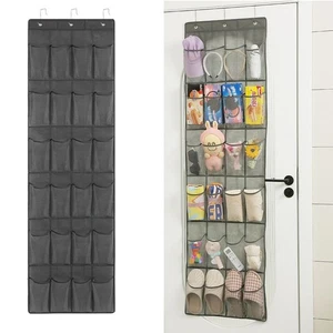 Mesh Pockets Shoe Rack Fabric Wardrobe Hanging Bag Storage Bag Rack Socks - Photo 1/14