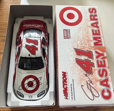 Cargador Casey Mears 2005 NASCAR #41 Target Dodge acción autógrafo/firmado Foto 1 de 4