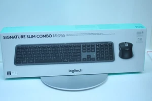 Logitech MK955 Signature Slim Wireless Keyboard & Mouse Combo – Black (920-01242 - Picture 1 of 12