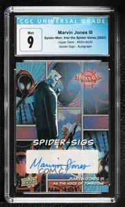 2022 Marvel Spider-Man: Into the Spider-Verse Action Marvin Jones III Auto 10ft - Picture 1 of 3