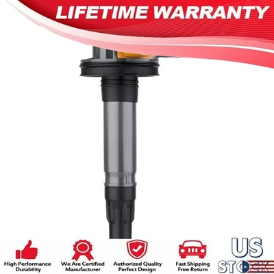 Pacote com 6*Bobina de ignição e vela de ignição para 2015-2017 Ford Transit-350 3.5L - Imagem 1 de 4