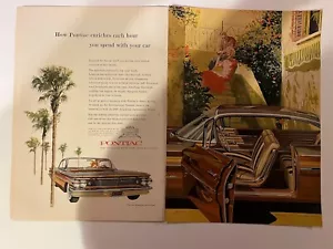 Vtg 1960s 2-Page AD, Pontiac Bonneville Sports Coupe - Picture 1 of 3