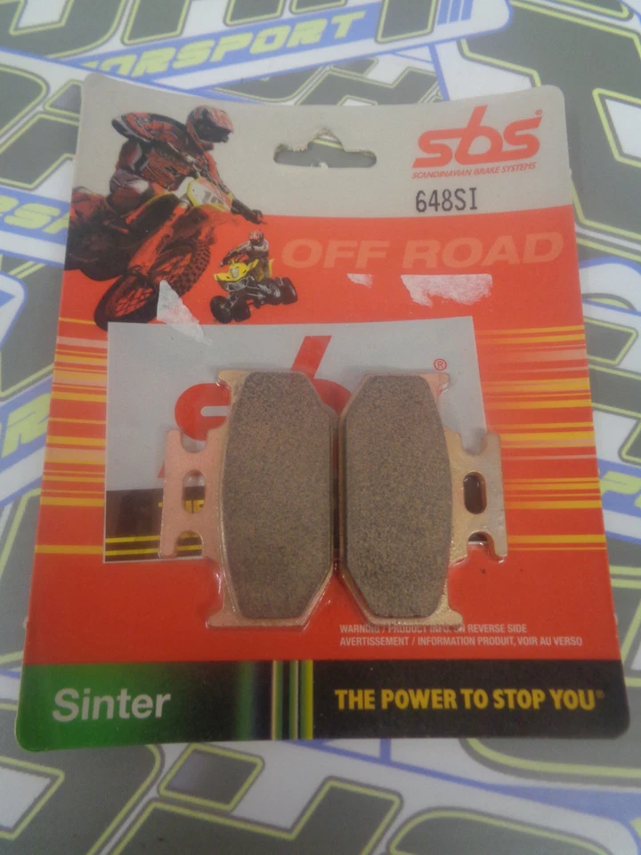 Pastillas de freno traseras sinterizadas todoterreno SBS para Suzuki RM125 RM250 1991-1995 NUEVAS Foto 1 de 1