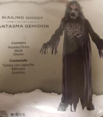 Disfraz Halloween Fantasma Lloroso Niño Talla M 8-10 (TUB L-29) Foto 1 de 4