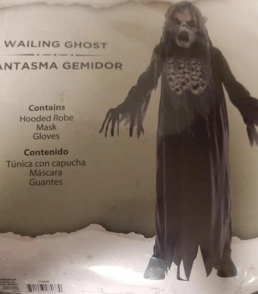 Disfraz Halloween Fantasma Lloroso Niño Talla M 8-10 (TUB L-29) Foto 1 de 4