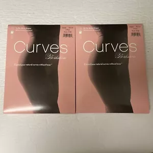 Berkshire Curves Waist Shaper pannello tonificante pancia taglia 2 più colore nero 2 paia - Foto 1 di 5