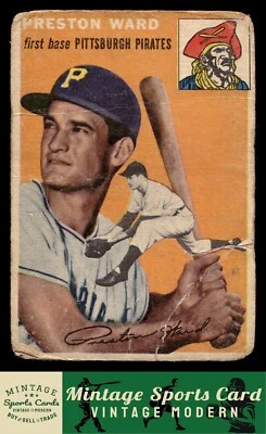 1954 Topps - Preston Ward - #72 Pittsburgh Pirates - Image 1 of 2