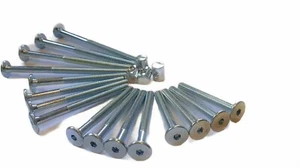 Bettschraube Quermutter Flachkopf Möbelschrauben sechskant Möbelverbinder - Bild 1 von 53