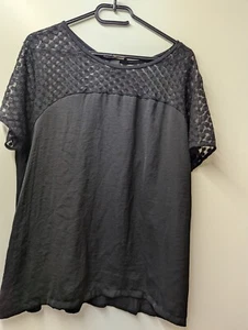 H&M Shirt schwarz Gr L - Bild 1 von 4