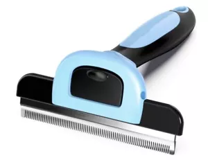 Pet Grooming Brush Deshedding Tool for Dogs & Cats, Effectively Reduces Shedding - Picture 1 of 6