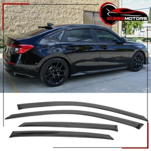 Se adapta a 22-25 Honda Civic Sedán Acrílico Ventana Lateral Viseras Lluvia Parabrisas 4 Piezas - Imagen 1 de 6