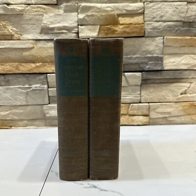 The Complete Greek Drama Random House 1938 Ninth Printing Whitney Oates O’Neill Foto 1 de 4