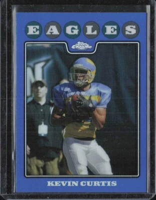2008 Topps Chrome Blue Refractor TC66 Kevin Curtis - Image 1 of 2