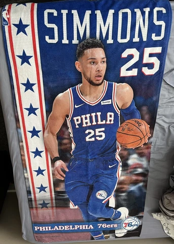 Ben Simmons #25 Philadelphia 76ers 30” x 60” School Beach Dorm Towel Used Cover