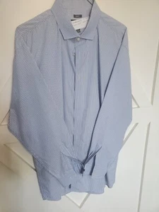 Kenneth Cole Awareness Men's 100% Cotton Slim Fit Dress Shirt Size 19/37 #11 - Picture 1 of 3