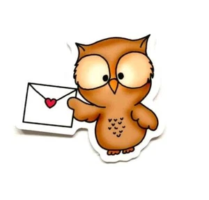 Gerda Steiner Designs, Cute Owl Sticker - Picture 1 of 1