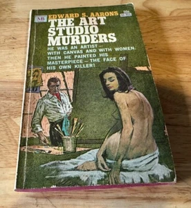 The Art Studio Murders - Edward S. Aarons 1964 Crime/Sleaze/Erotica PB - Picture 1 of 6