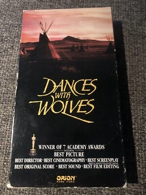 Dances With Wolves-used-VHS-MULTIPLE VHSs SHIP FREE!, SEE STORE!!! - Image 1 of 2