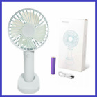 Portable Rechargeable Fan USB Mini Handy Fan Air Cooler With Battery In&Outdoor