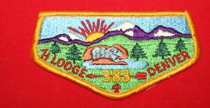 BSA OA LODGE TAHOSA LODGE 383 S ISSUE FLAP - Picture 1 of 1