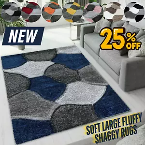 Extra Large Thick Shaggy Rug Soft Living Room Bedroom Carpet Hallway Runner Rugs - Picture 1 of 194