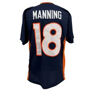 Peyton Manning Jersey Blue Denver | Unisex Adult Sizes S-5XL Unsigned Custom - Picture 1 of 5