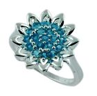 Apatite Gemstone Band Ring Size 7 925 Sterling Silver Indian Jewelry For Girls