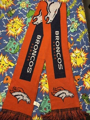 Bufanda de colección Denver Broncos Forever ligeramente usada NFL Foto 1 de 4