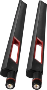 Paquete de 2 antenas WiFi de doble banda SMA macho para PC computadora de escritorio placa base - Imagen 1 de 7