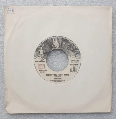 GENESIS: Counting Out Time – Italian 7” (45) Promo juke box single - Bild 1 von 3