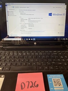 HP 15 TS NOTEBOOK INTEL CORE I3-4005U @ 1.70GHZ 6GB RAM 1TB Hdd - Picture 1 of 5