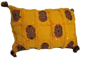 moroccan Orange handmade pillow - Picture 1 of 3