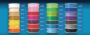 32m x 6/9/12mm Organzaband Chiffonband Schleife Dekoband Band Geschenkband Deko - Bild 1 von 29
