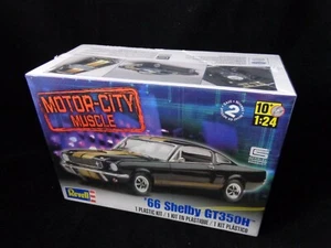 Revell Motor City Muscle '66 Shelby Mustang GT 350H Model Car Kit NEW  - Picture 1 of 5