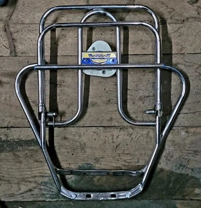 Vintage Original Vigano 2 In 1 Vespa Rear Luggage Rack Scooter Mod Ulma Carrier - Picture 1 of 5