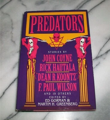 Predators by Rick Hautala, John Coyne, Dean Koontz and F. Paul Wilson HC/DJ 1993 - Image 1 of 4