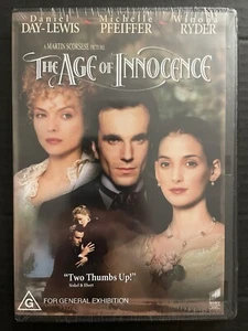 The Age of Innocence (DVD, 1993) | Region 4 | Rare | Brand New | Sealed - Picture 1 of 2