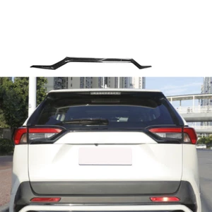 Tapa de maletero de puerta trasera 2019-2022 moldura de tira negra brillante para Toyota RAV4 - Imagen 1 de 11