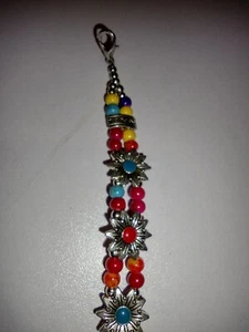 Mode Armreif Armband - floral buntes Perlen Design - Bild 1 von 5