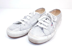 Scarpe da ginnastica Superga 2750 sneakers argento UK 5 EU 38 US 7,5 - Foto 1 di 10